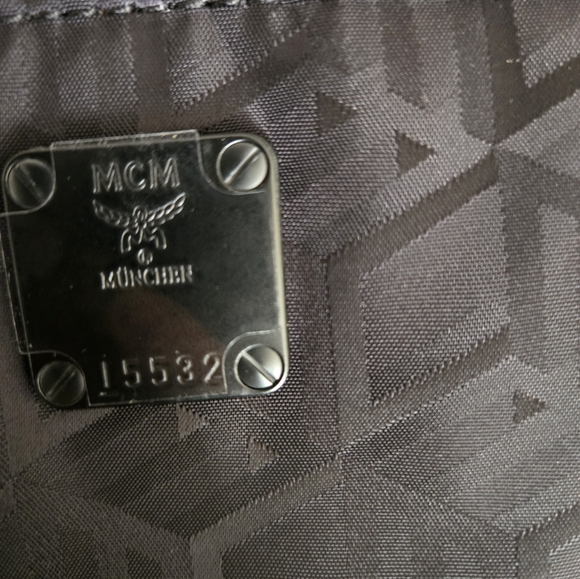 NWT MCM Klassik Tote in Cubic Jacquard Nylon - Picture 7 of 10